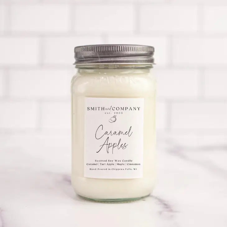 Apple Pumpkin Candle / Pure Soy / Fall Candle / Apple Candle / Autumn  Candle / Handpoured / Mason Jar Candle / Scent Soy Candle 