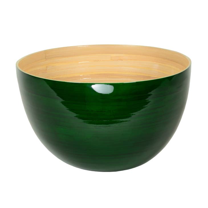 Large Tall Bamboo Bowl - Matte