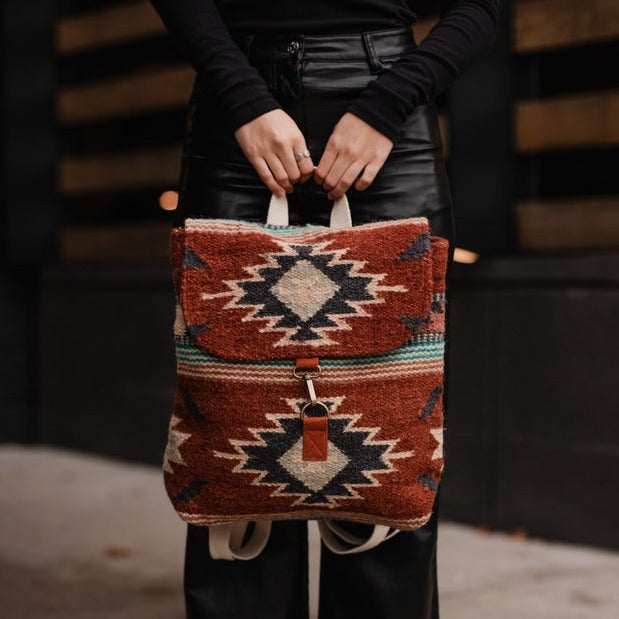 Backpack Aztec Print Modern Pastime