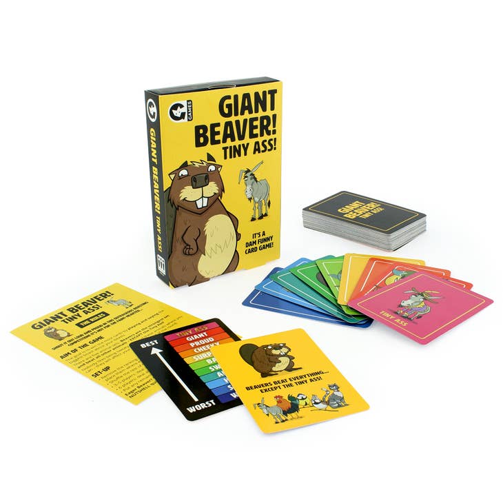 Giant Beaver Tiny Ass Card Game Modern Pastime 7756